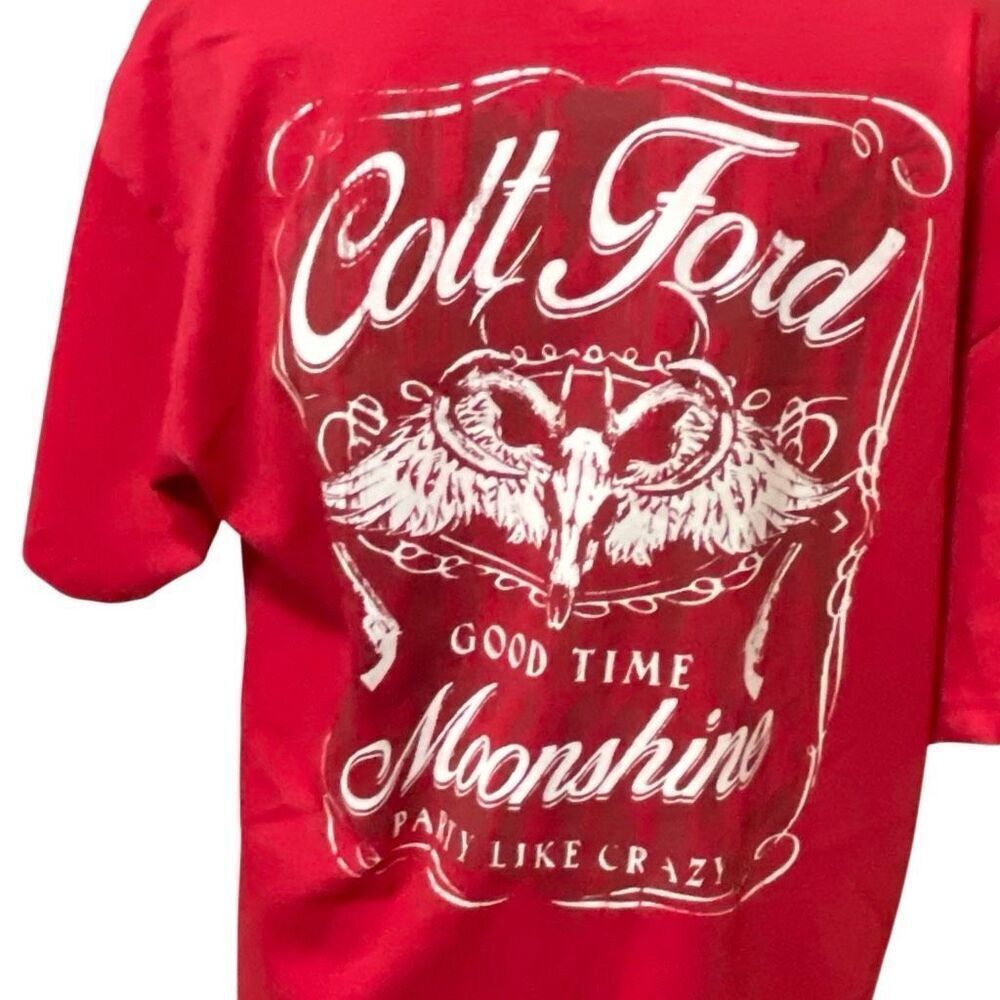 Colt Ford Men’s Good Time Moonshine S/S T-Shirt - Picture 6 of 8